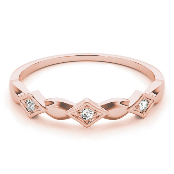  Ladies Stackable Fashion Band 0.03 Carat Total Weight  0.03 C.T.W 10K yellow, white or rose gold - view 9