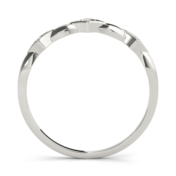  Ladies Stackable Fashion Band 0.03 Carat Total Weight  0.03 C.T.W 10K yellow, white or rose gold - view 3