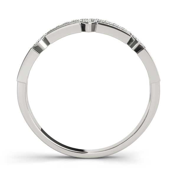  Ladies Double Row Fashion Band .15 Carat Total Weight   (Lab-Created) 0.18 C.T.W 10K yellow, white or rose gold - view 4