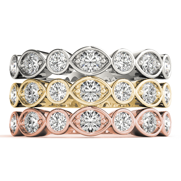  Ladies Stackable Fashion Band 0.45 Carat Total Weight   (Lab-Created) 0.45 C.T.W 10K yellow, white or rose gold - view 7