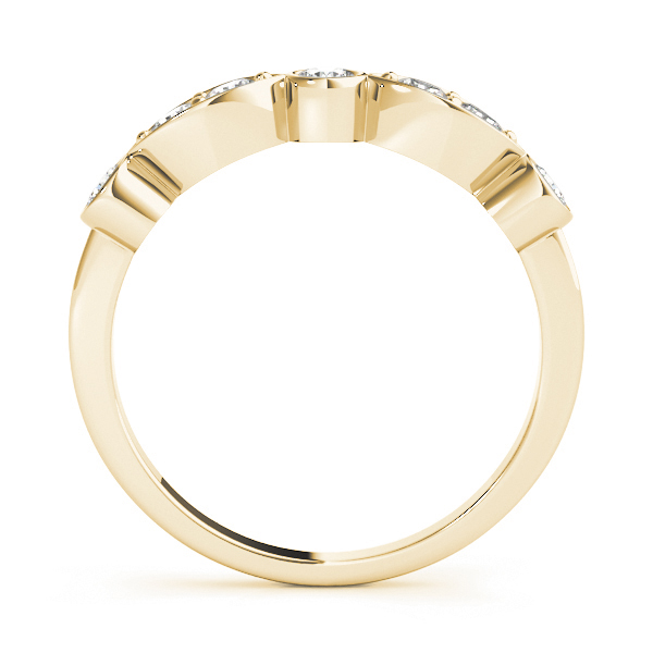  Ladies Bezel Set Marquise Wedding Band 1/3 Carat Total Weight   (Lab-Created) 0.36 C.T.W 10K yellow, white or rose gold - view 8