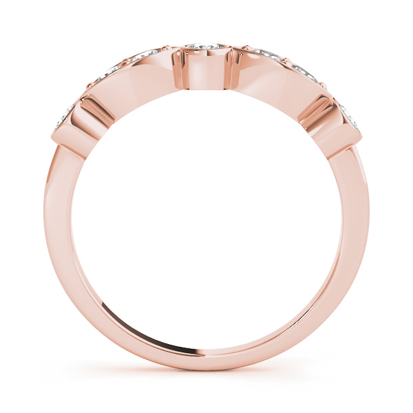  Ladies Bezel Set Marquise Wedding Band 1/3 Carat Total Weight   (Lab-Created) 0.36 C.T.W 10K yellow, white or rose gold - view 13
