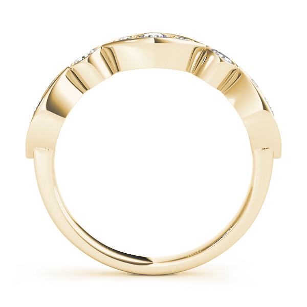  Ladies Bezel Set Stackable Wedding Band 0.81 Carat Total Weight   (Lab-Created) 0.81 C.T.W 10K yellow, white or rose gold - view 6