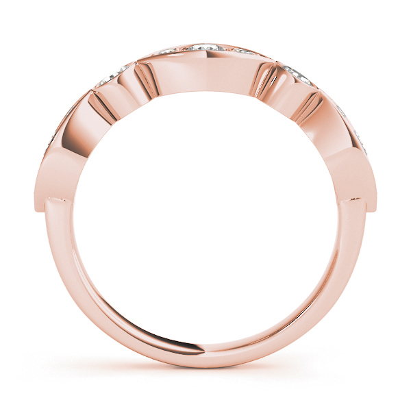  Ladies Bezel Set Stackable Wedding Band 0.81 Carat Total Weight   (Lab-Created) 0.81 C.T.W 10K yellow, white or rose gold - view 10