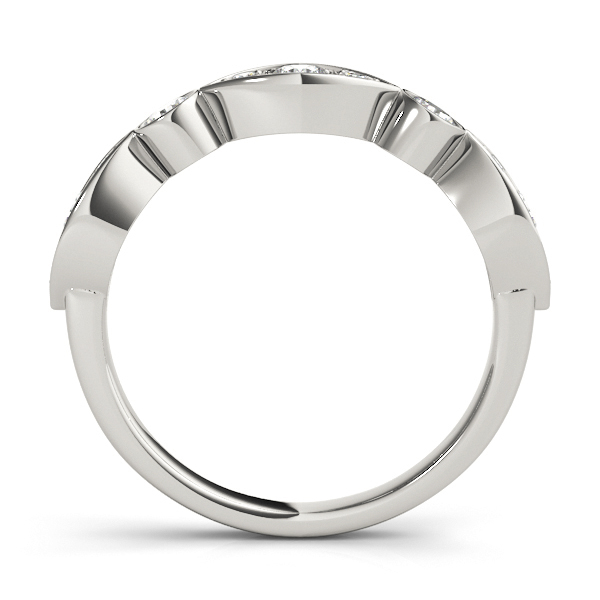  Ladies Bezel Set Stackable Wedding Band 0.81 Carat Total Weight   (Lab-Created) 0.81 C.T.W 10K yellow, white or rose gold - view 3