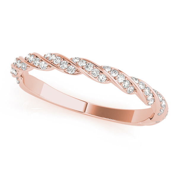  Ladies Twisting Band 1/5 Carat Total Weight   (Lab-Created) 0.23 C.T.W 10K yellow, white or rose gold - view 10
