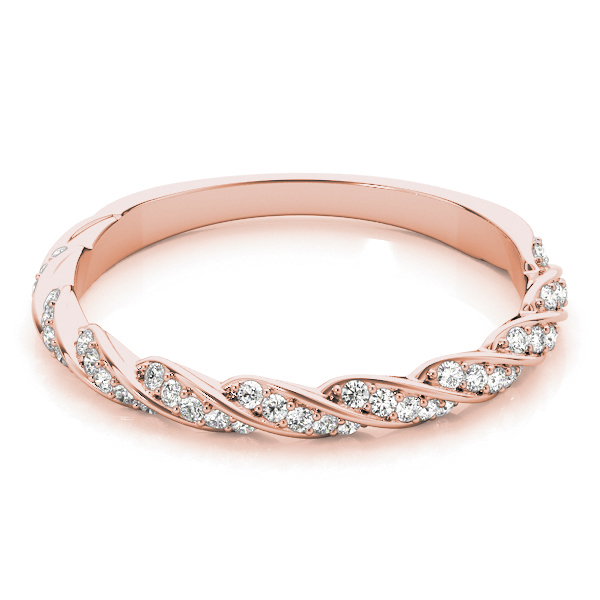  Ladies Twisting Band 1/5 Carat Total Weight   (Lab-Created) 0.23 C.T.W 10K yellow, white or rose gold - view 12