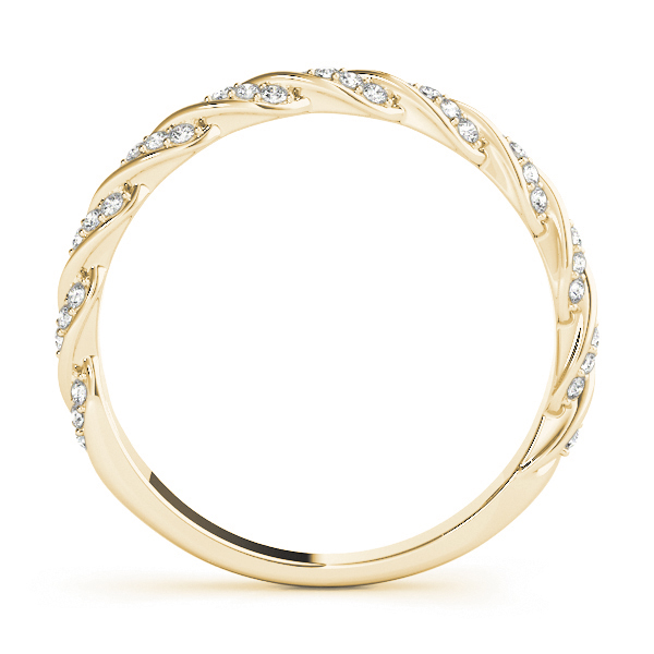  Ladies Twisting Band 1/5 Carat Total Weight   (Lab-Created) 0.23 C.T.W 10K yellow, white or rose gold - view 8
