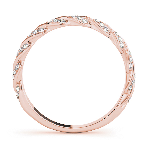  Ladies Twisting Band 1/5 Carat Total Weight   (Lab-Created) 0.23 C.T.W 10K yellow, white or rose gold - view 13
