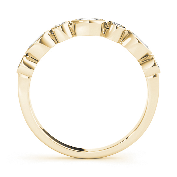  Ladies Alternating Round & Marquise Bezel Set Band 1/3 Carat Total Weight   (Lab-Created) 0.33 C.T.W 10K yellow, white or rose gold - view 8