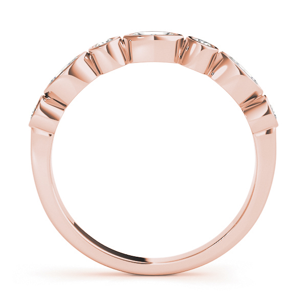  Ladies Alternating Round & Marquise Bezel Set Band 1/3 Carat Total Weight   (Lab-Created) 0.33 C.T.W 10K yellow, white or rose gold - view 13