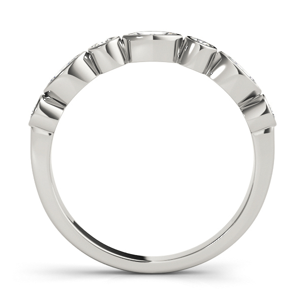  Ladies Alternating Round & Marquise Bezel Set Band 1/3 Carat Total Weight   (Lab-Created) 0.33 C.T.W 10K yellow, white or rose gold - view 4