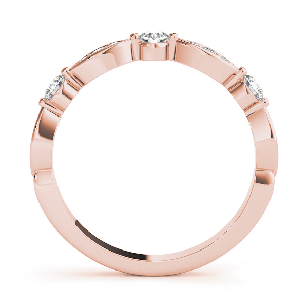  Ladies Round & Marquise Shaped Stackable Band 1/5 Carat Total Weight   (Lab-Created) 0.24 C.T.W 10K yellow, white or rose gold - view 13