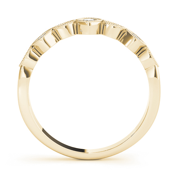  Ladies Vintage Milgrain Stackable Band 1/5 Carat Total Weight   (Lab-Created) 0.22 C.T.W 10K yellow, white or rose gold - view 6