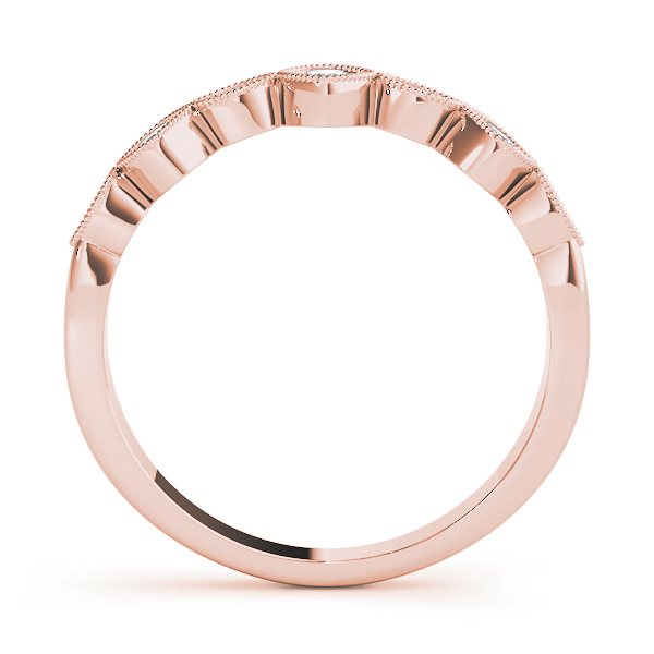  Ladies Vintage Milgrain Stackable Band 1/5 Carat Total Weight   (Lab-Created) 0.22 C.T.W 10K yellow, white or rose gold - view 10