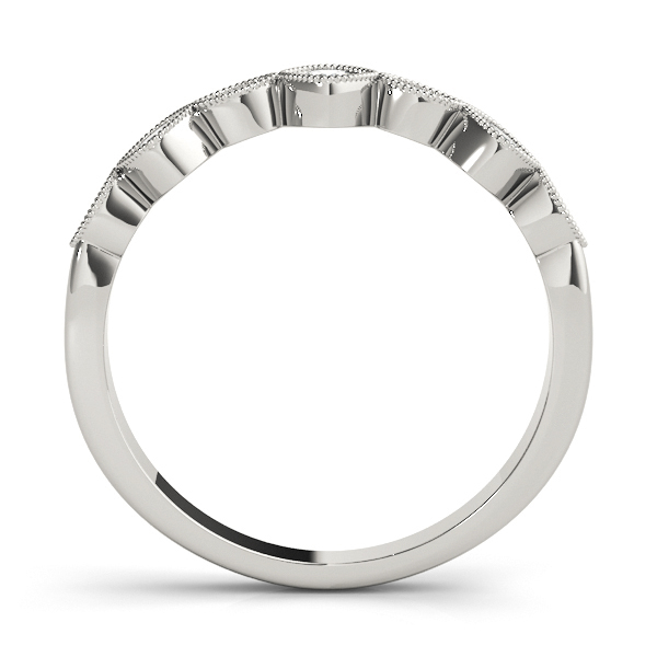  Ladies Vintage Milgrain Stackable Band 1/5 Carat Total Weight   (Lab-Created) 0.22 C.T.W 10K yellow, white or rose gold - view 3