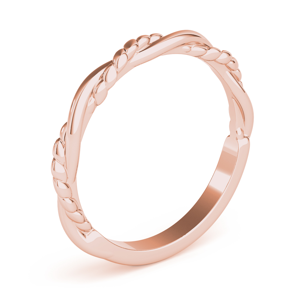  Twisted Filigree Gold Band  Unknown Friendly Weight 10K yellow, white or rose gold - view 10