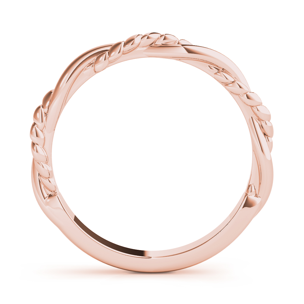  Twisted Filigree Gold Band  Unknown Friendly Weight 10K yellow, white or rose gold - view 12