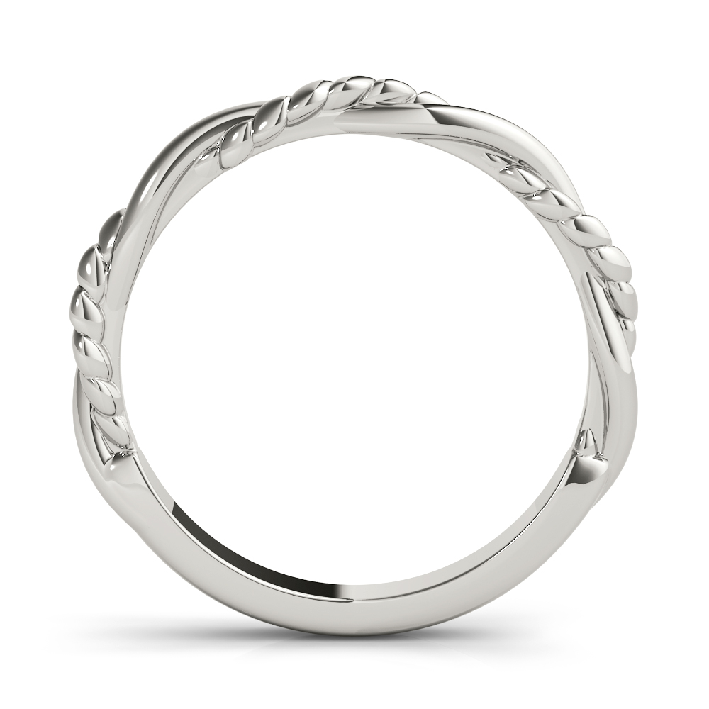  Twisted Filigree Gold Band  Unknown Friendly Weight 10K yellow, white or rose gold - view 4