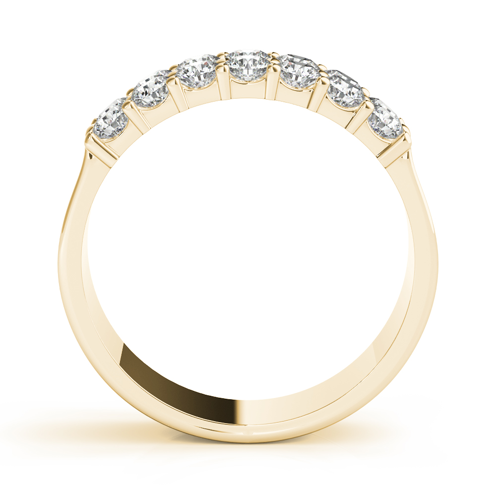  Ladies Two Row Diamond Pave Wedding Band .90 Carat Total Weight   (Lab-Created) 0.91 C.T.W 10K yellow, white or rose gold - view 8