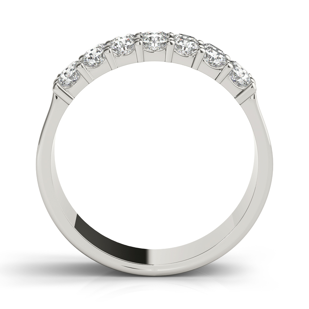  Ladies Two Row Diamond Pave Wedding Band .90 Carat Total Weight   (Lab-Created) 0.91 C.T.W 10K yellow, white or rose gold - view 4