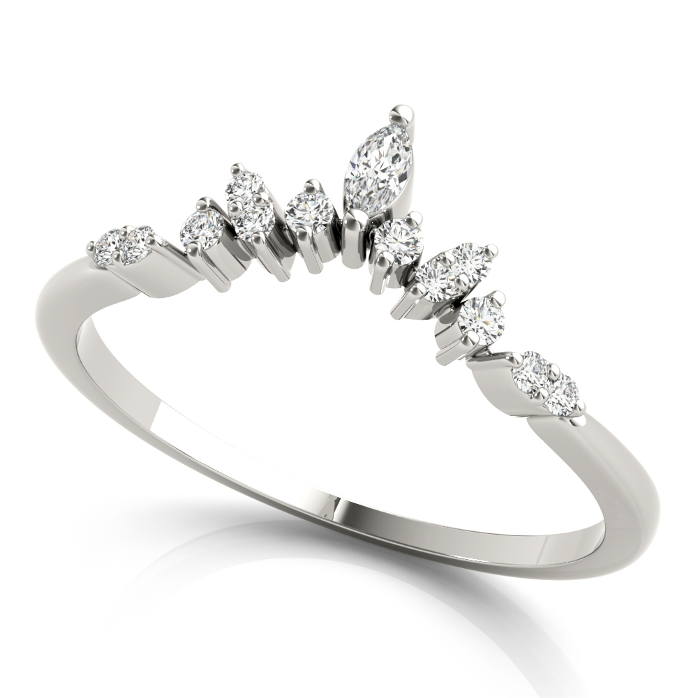 Chevron Marquise Band | USA Jewels