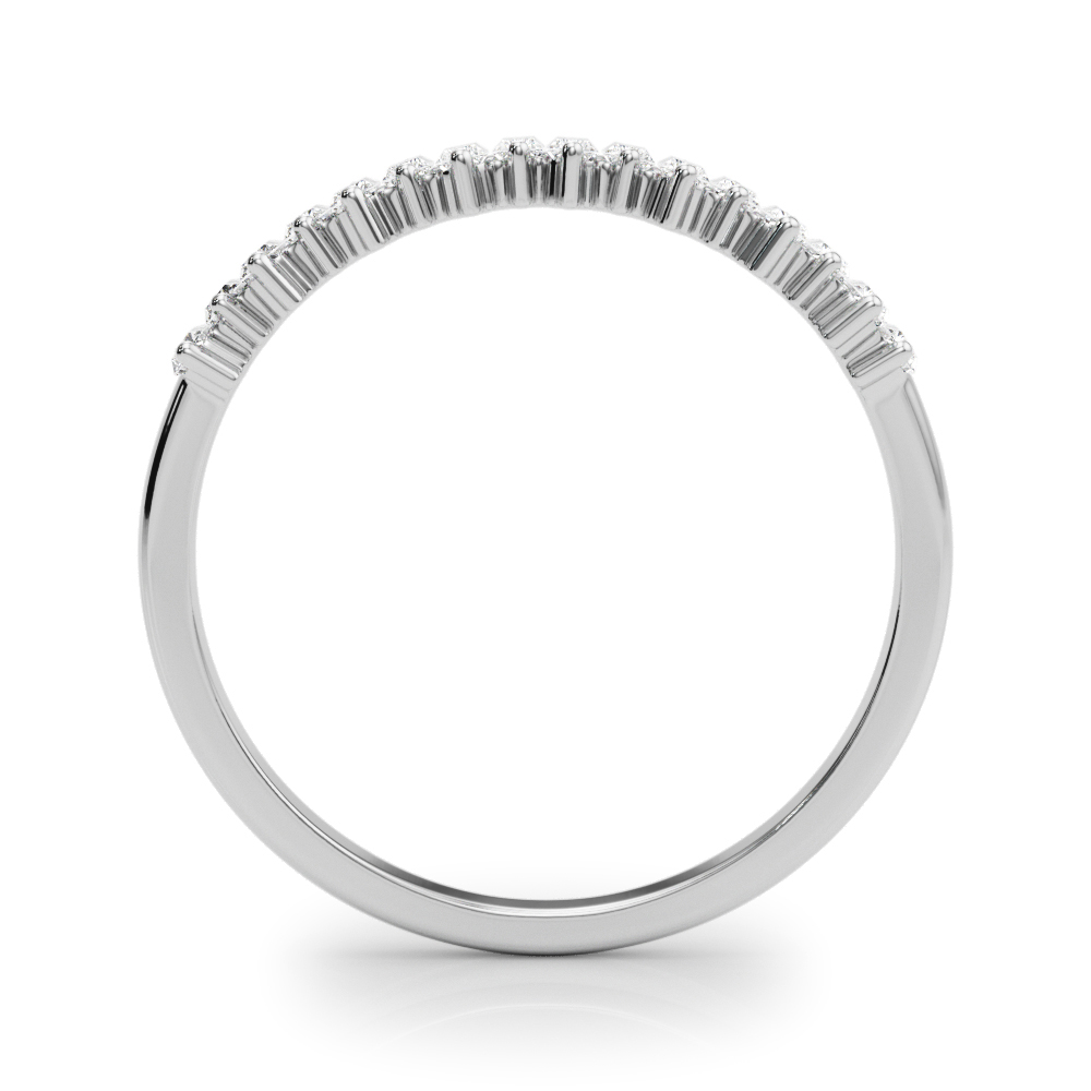  Ladies Fancy Shape Baguette Stackable Wedding Bands 1/2 Carat Total Weight   (Lab-Created) 0.48 C.T.W 10K yellow, white or rose gold - view 4