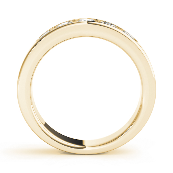  Ladies 5 Stone Diamond Channel Set Band 1/4 Carat Total Weight   (Lab-Created) 0.25 C.T.W 10K yellow, white or rose gold - view 4