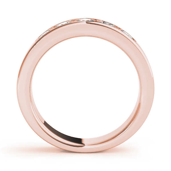  Ladies 5 Stone Diamond Channel Set Band 1/4 Carat Total Weight   (Lab-Created) 0.25 C.T.W 10K yellow, white or rose gold - view 6
