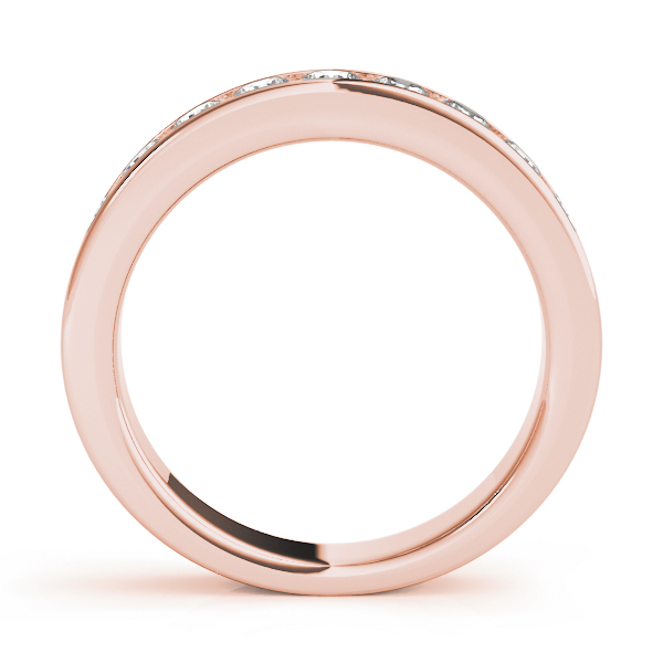  Ladies Channel Set Wedding Bands 1/4 Carat Total Weight .02K4W,14 KT WHITE  (Lab-Created) 0.27 C.T.W 10K yellow, white or rose gold - view 6