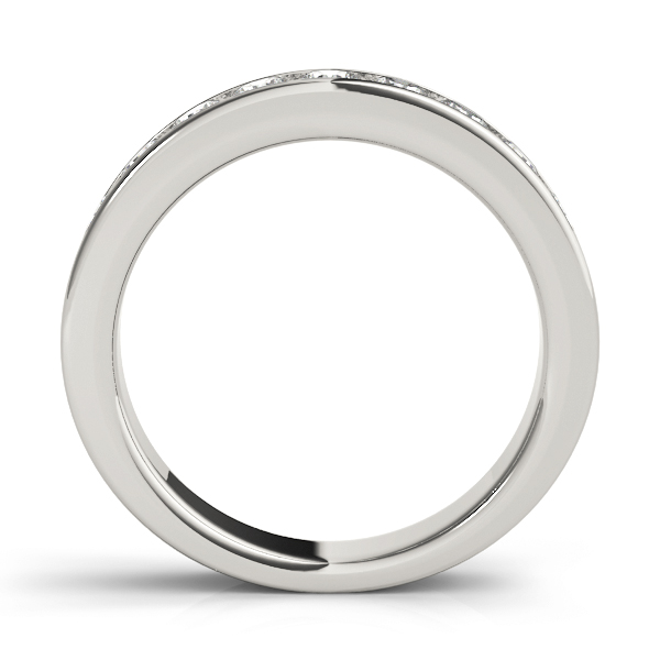  Ladies Channel Set Wedding Bands 1/4 Carat Total Weight .02K4W,14 KT WHITE  (Lab-Created) 0.27 C.T.W 10K yellow, white or rose gold - view 2