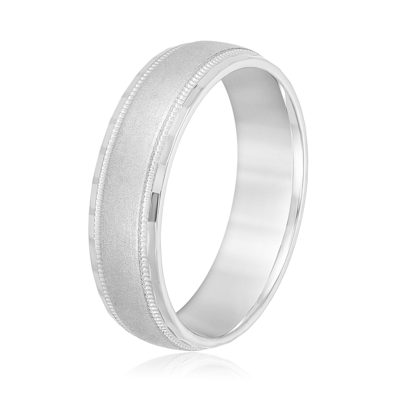  Mens Band Light 5MM Unknown Friendly Weight 10K yellow, white or rose gold - view 2