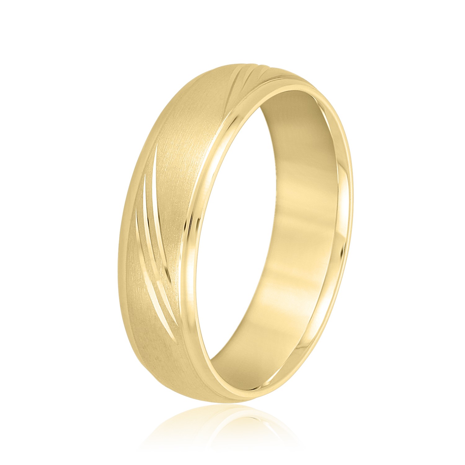  Mens Band Light 5MM Unknown Friendly Weight 10K yellow, white or rose gold - view 4