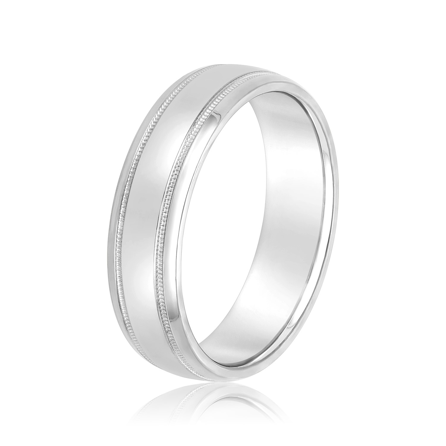  Mens Band Light 5MM Unknown Friendly Weight 10K yellow, white or rose gold - view 2