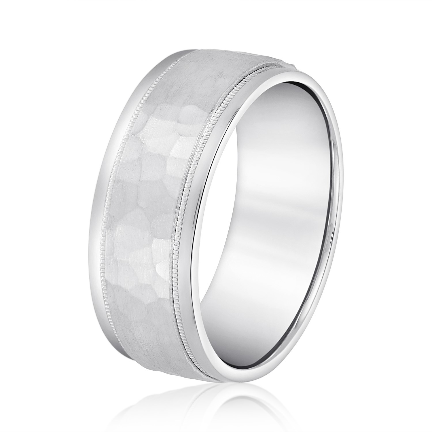  Mens Band Light 5MM Unknown Friendly Weight 10K yellow, white or rose gold - view 2