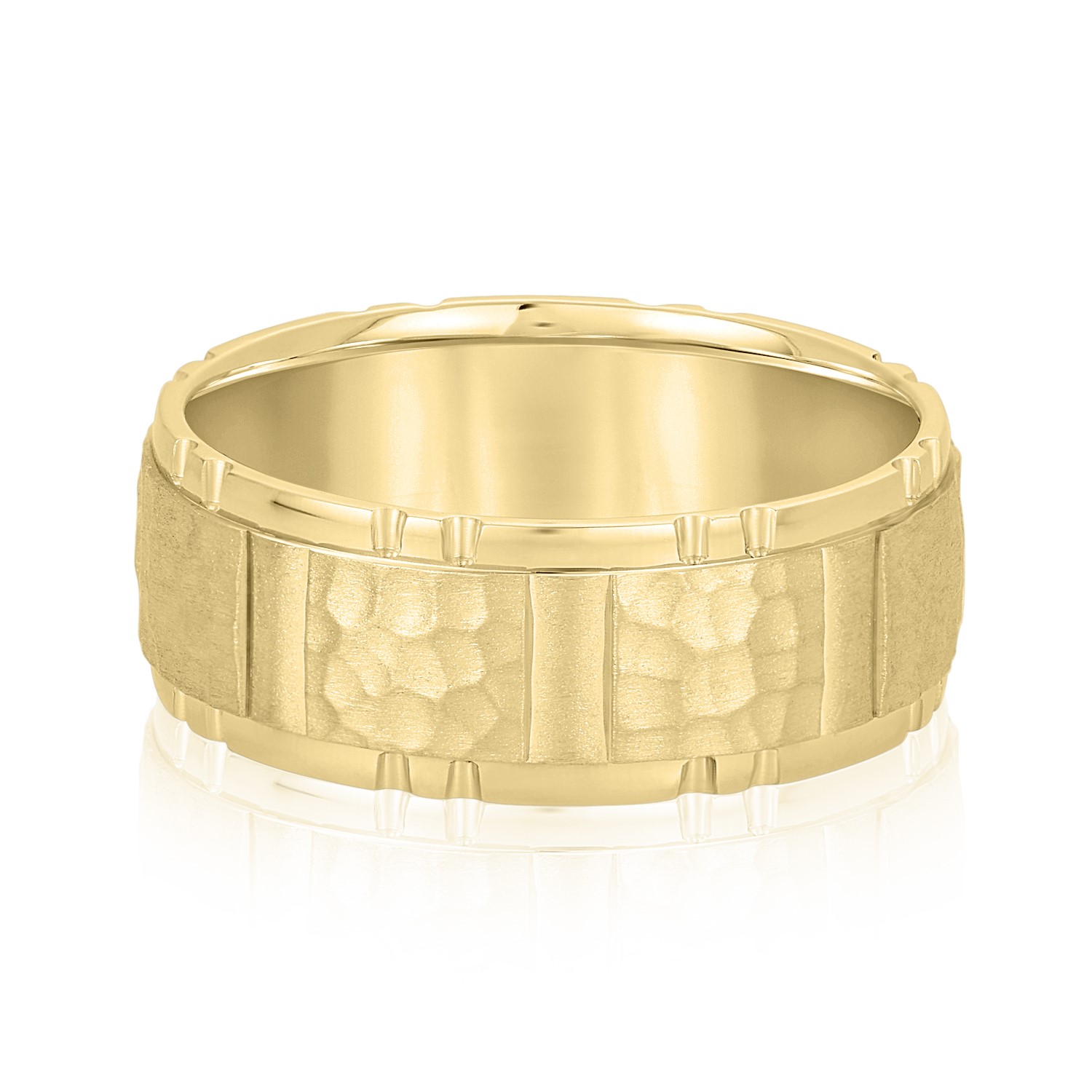  Mens Band Light 5MM Unknown Friendly Weight 10K yellow, white or rose gold - view 3
