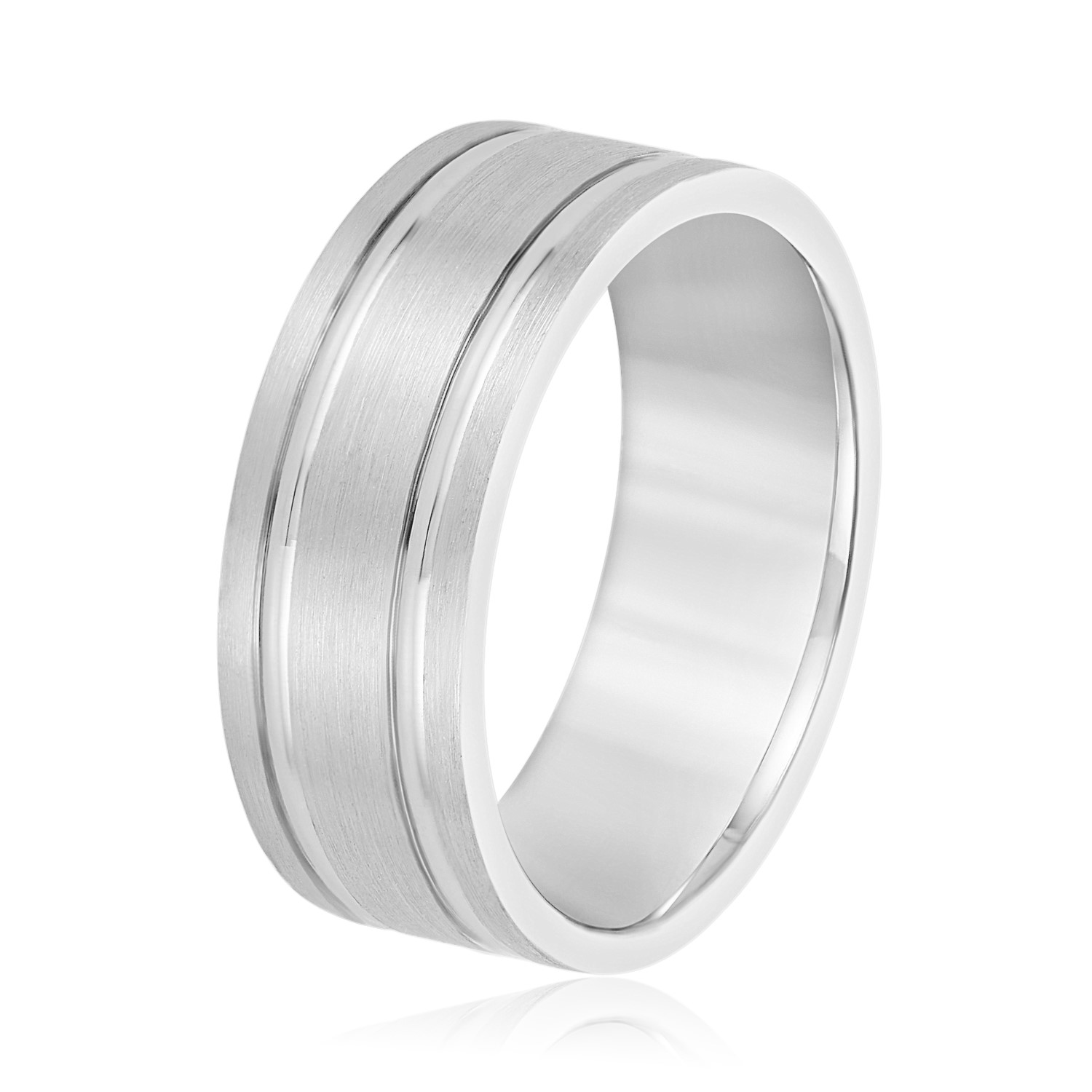  Mens Band Light 5MM Unknown Friendly Weight 10K yellow, white or rose gold - view 2