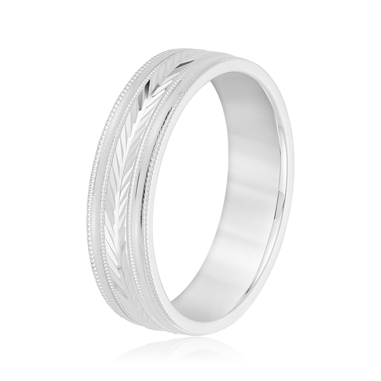  Mens Band Light 5MM Unknown Friendly Weight 10K yellow, white or rose gold - view 2