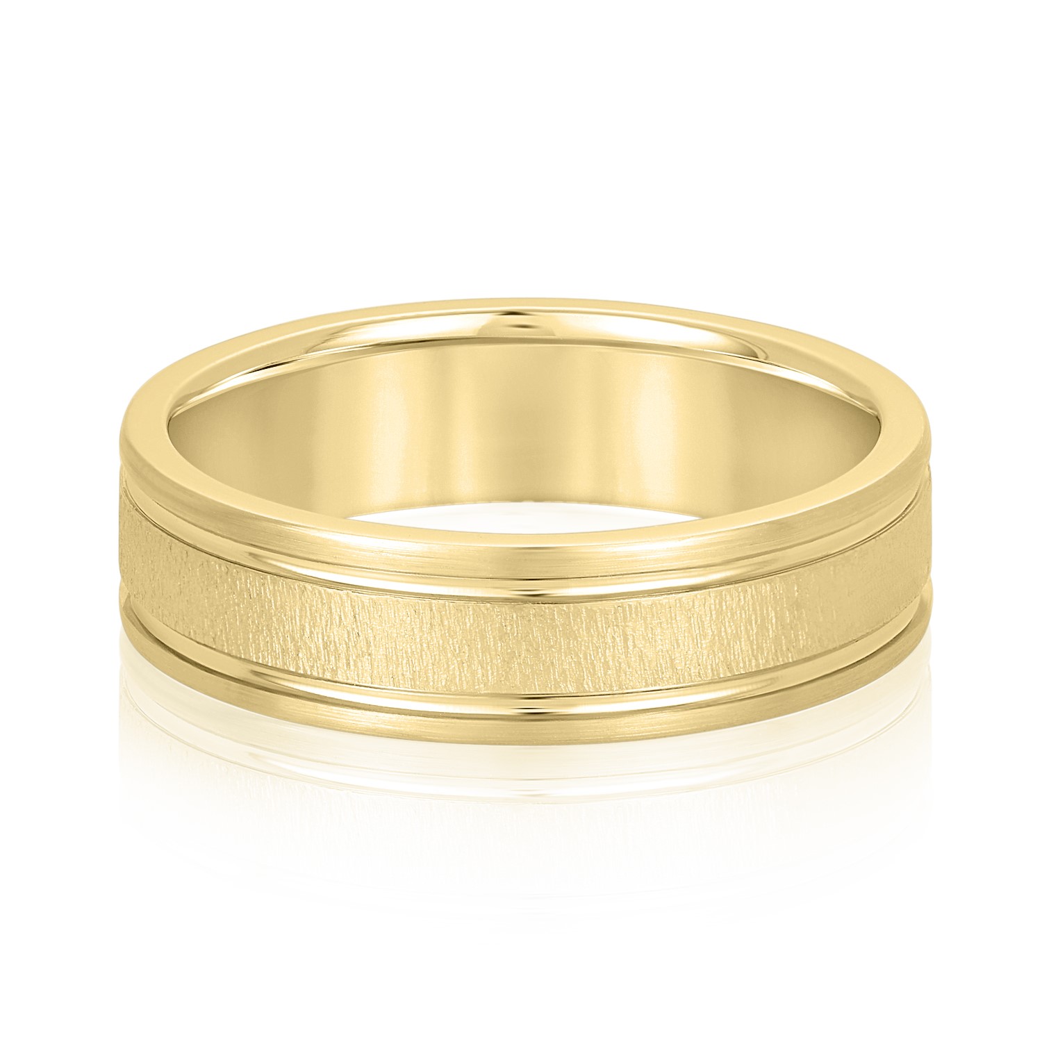  Mens Band Light 5MM Unknown Friendly Weight 10K yellow, white or rose gold - view 3