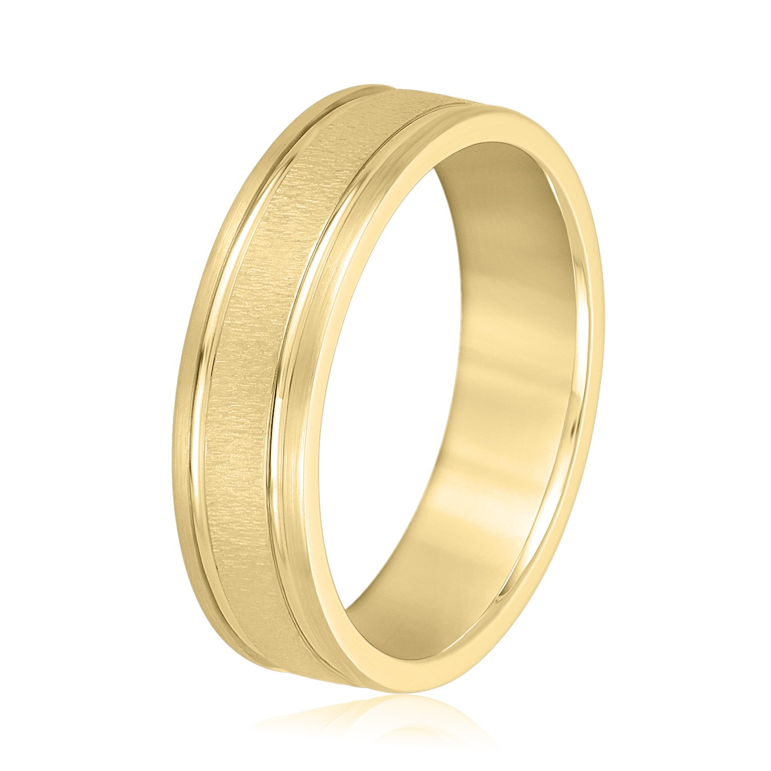  Mens Band Light 5MM Unknown Friendly Weight 10K yellow, white or rose gold - view 4