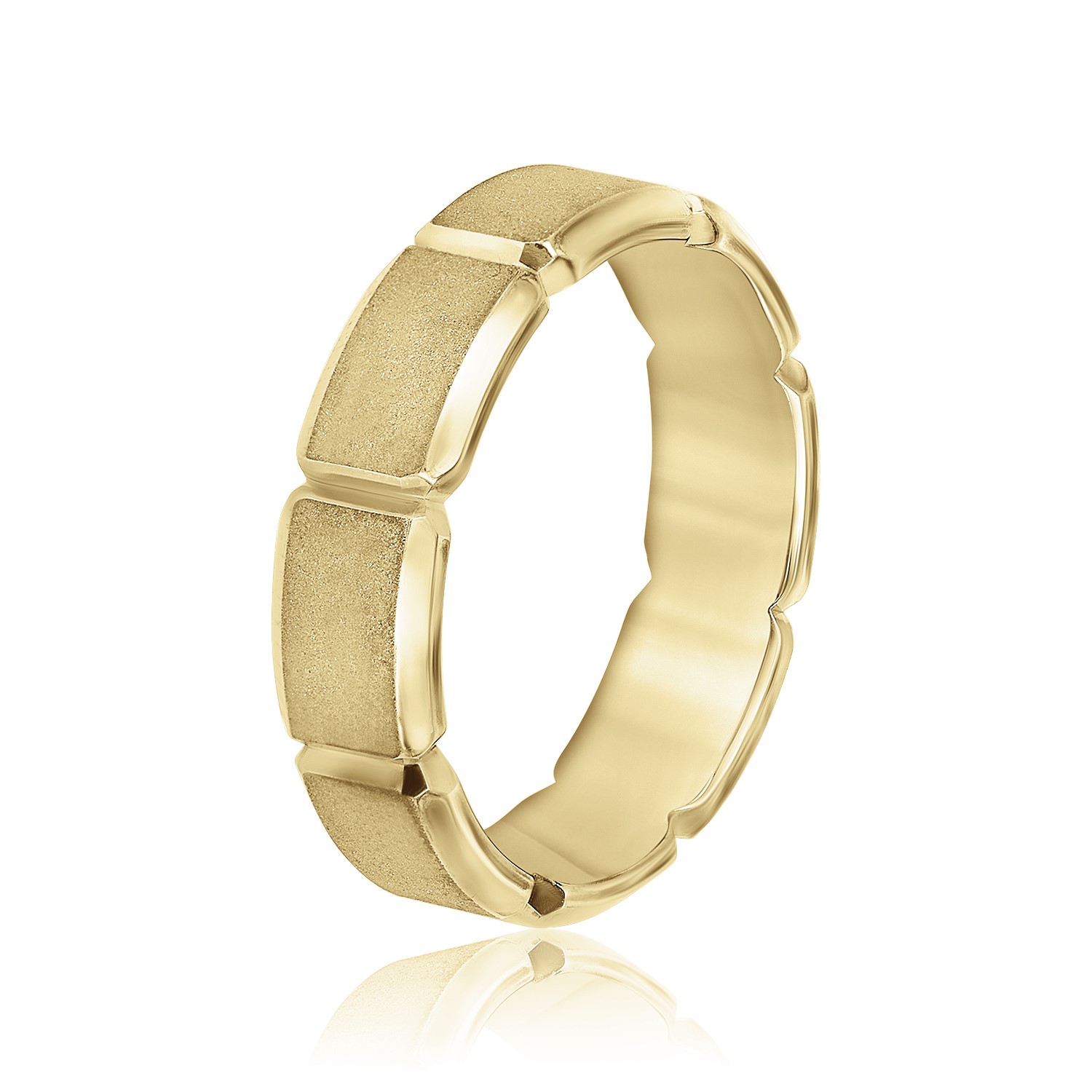  Mens Band Light 5MM Unknown Friendly Weight 10K yellow, white or rose gold - view 4