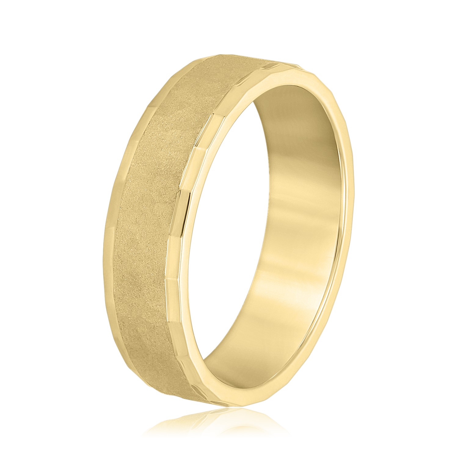  Mens Band Light 5MM Unknown Friendly Weight 10K yellow, white or rose gold - view 4