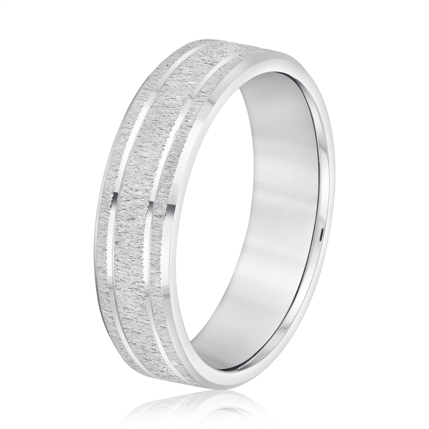  Mens Band Light 5MM Unknown Friendly Weight 10K yellow, white or rose gold - view 2