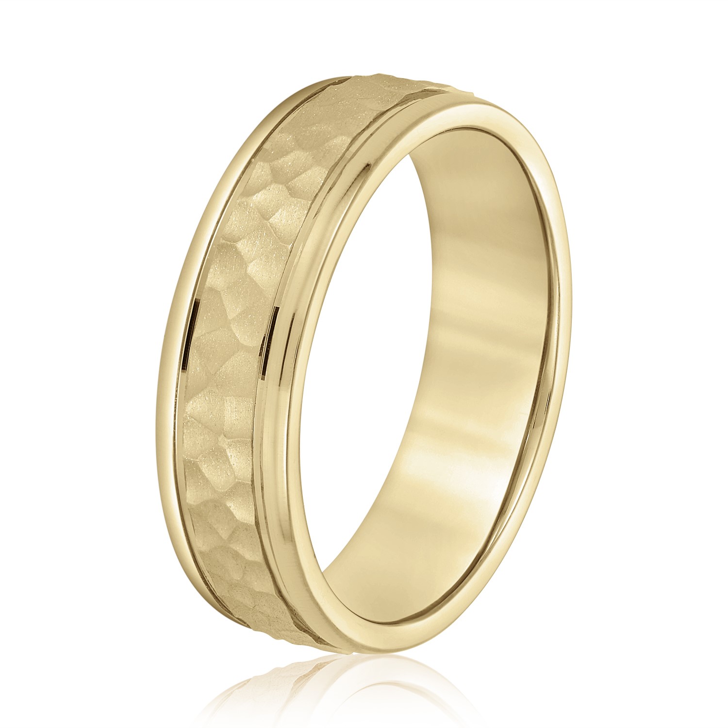  Mens Band Light 5MM Unknown Friendly Weight 10K yellow, white or rose gold - view 4