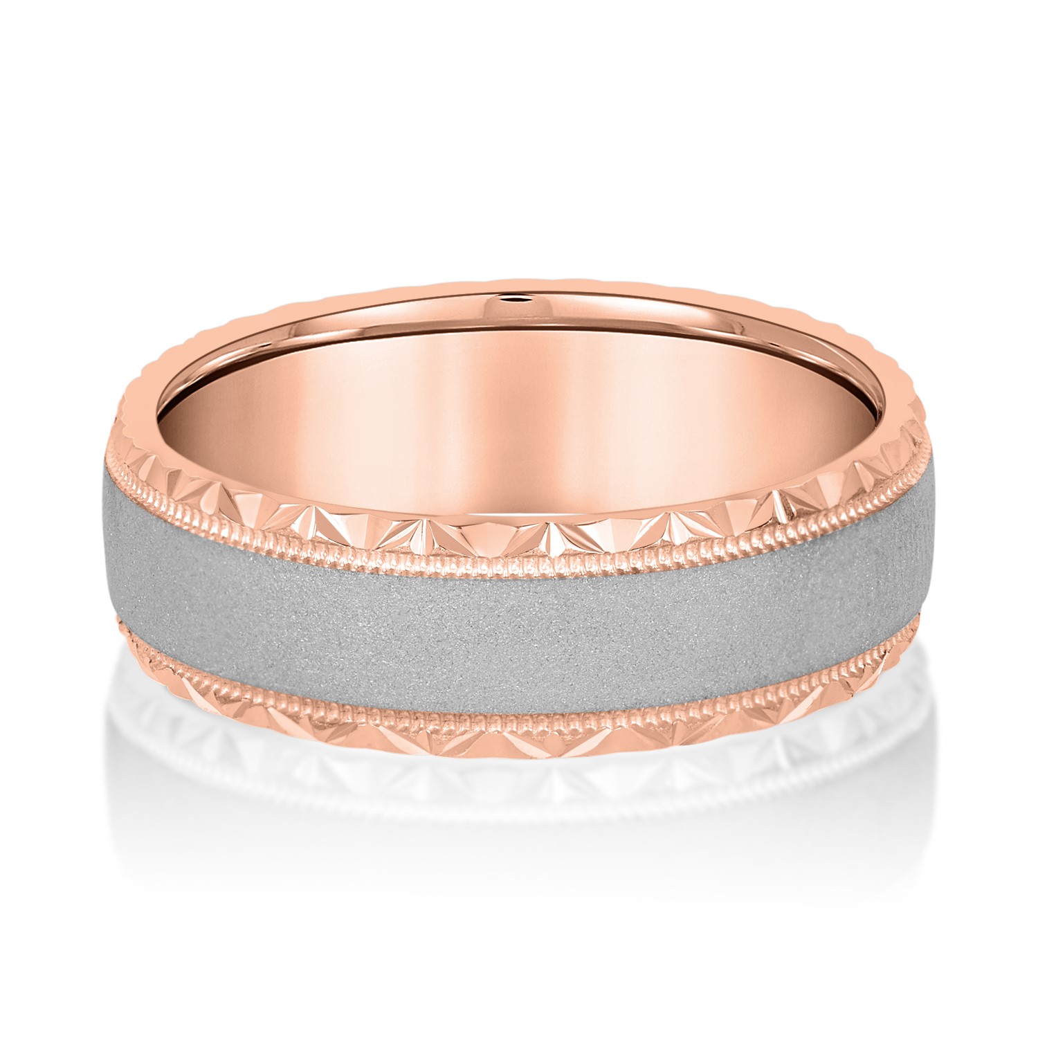  Mens Band Light 5MM Unknown Friendly Weight 10K yellow, white or rose gold - view 6