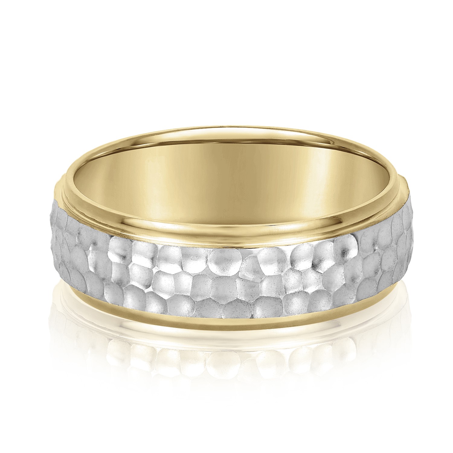  Mens Band Light 5MM Unknown Friendly Weight 10K yellow, white or two-tone gold - view 6