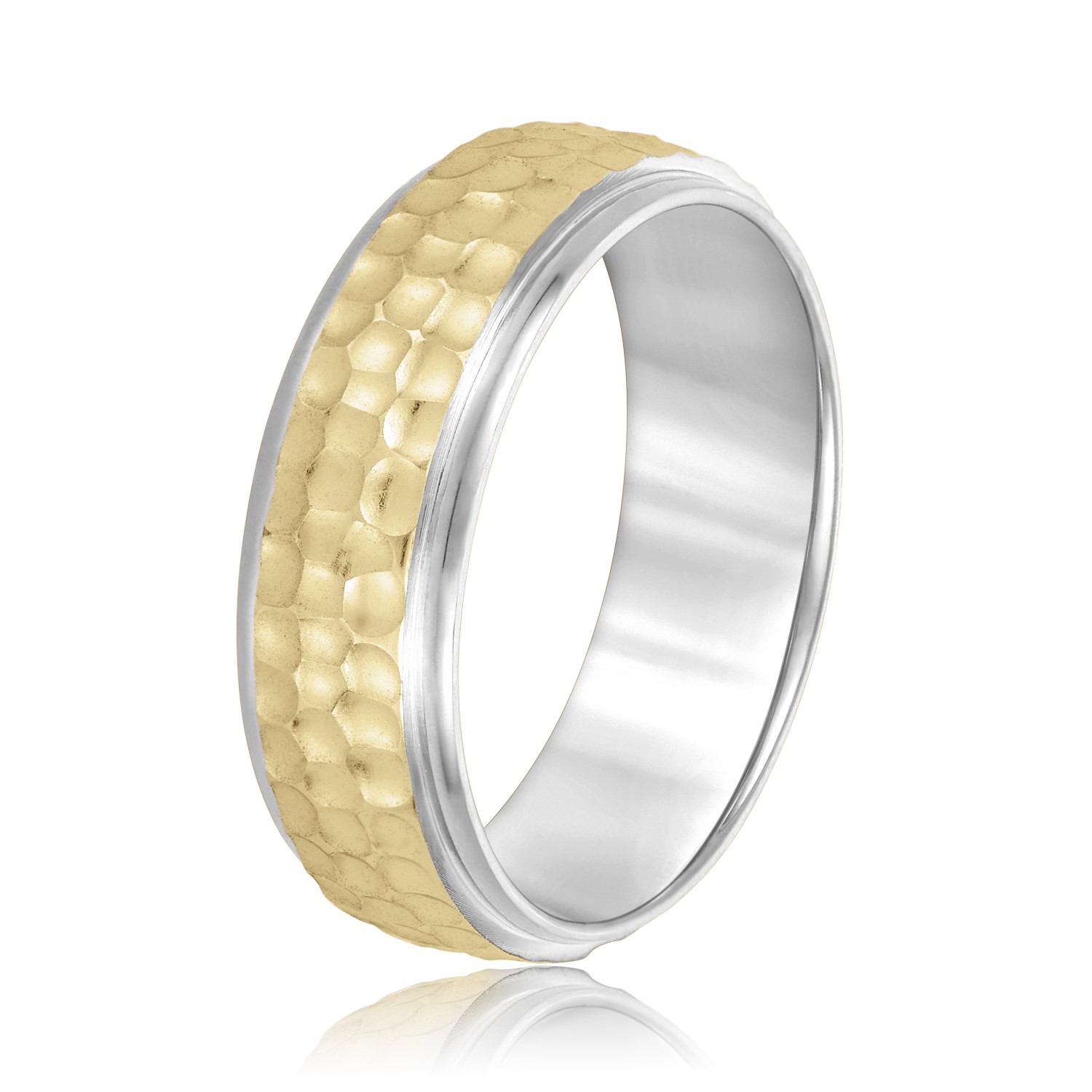  Mens Band Light 5MM Unknown Friendly Weight 10K yellow, white or two-tone gold - view 7
