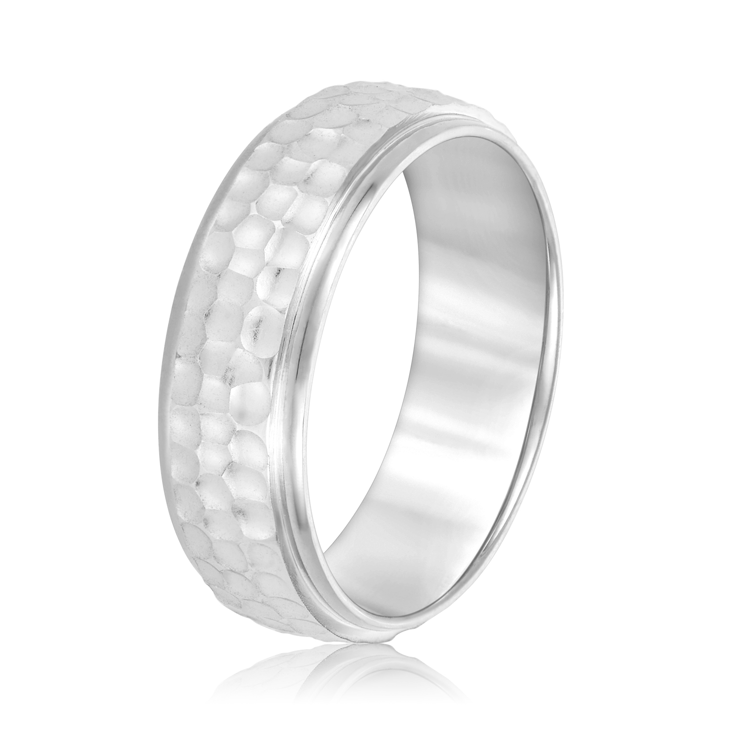  Mens Band Light 5MM Unknown Friendly Weight 10K yellow, white or two-tone gold - view 2