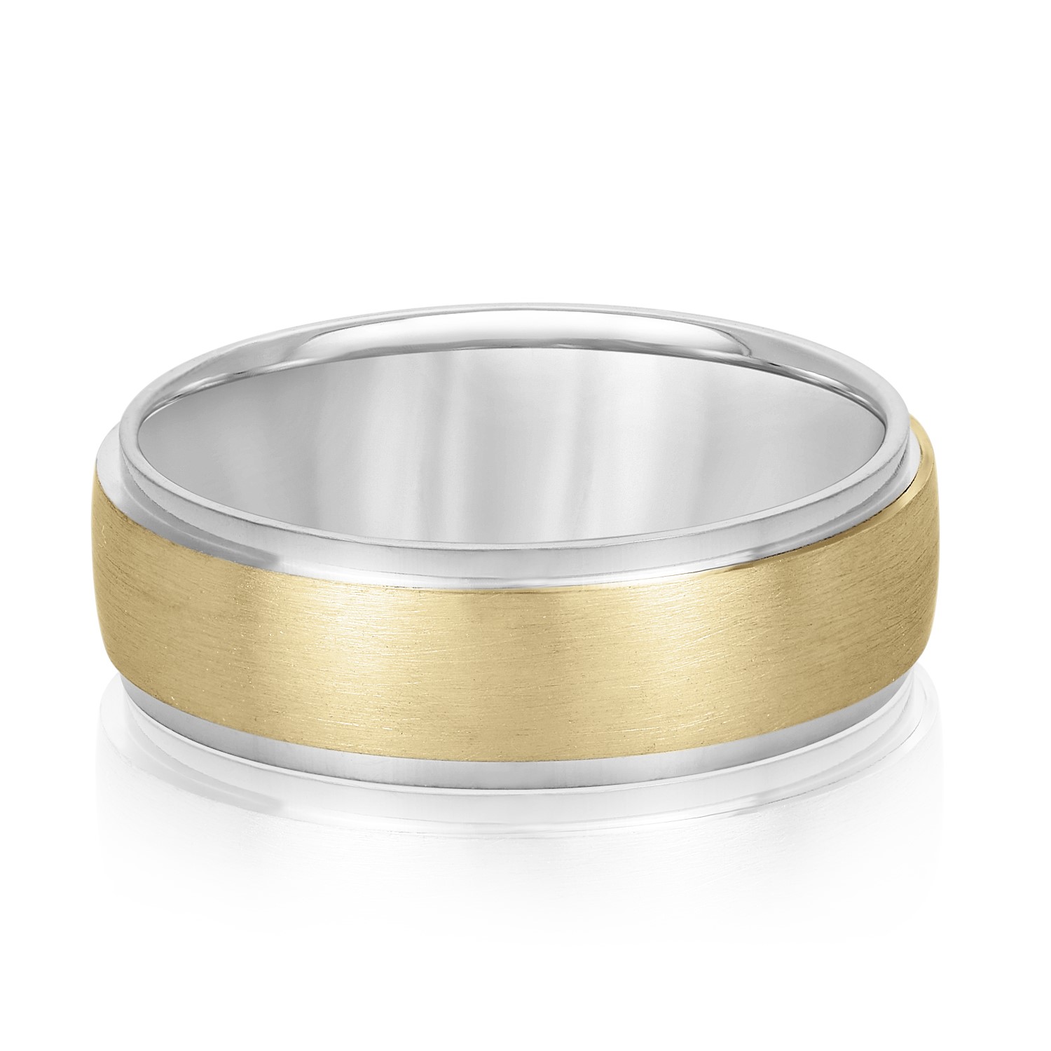  Mens Band Standard 5MM Unknown Friendly Weight 10K yellow, white or rose gold - view 5