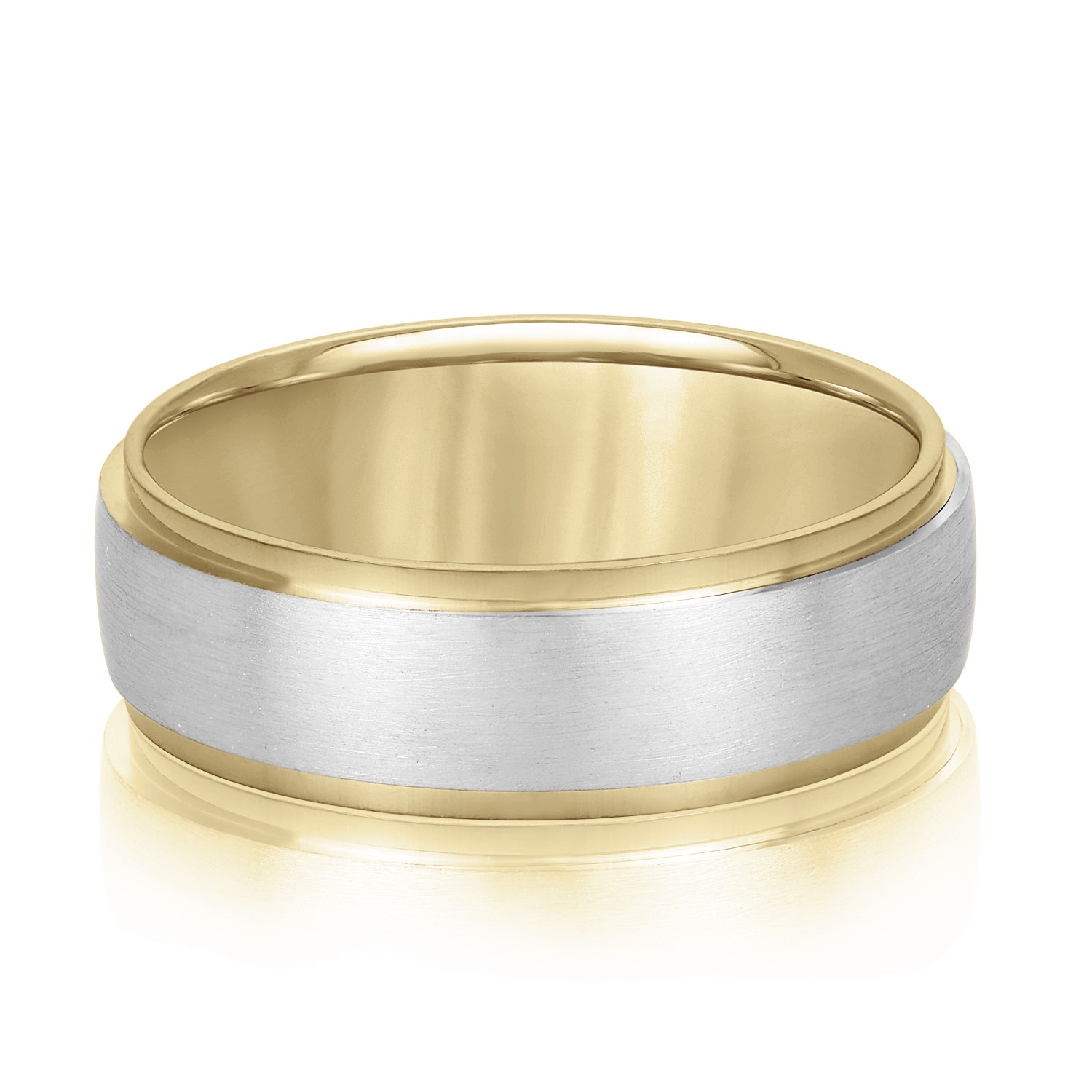  Mens Band Standard 5MM Unknown Friendly Weight 10K yellow, white or rose gold - view 6
